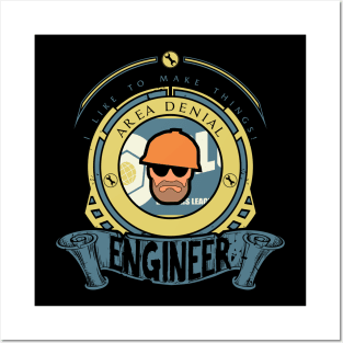 Engineer - Blue Team Posters and Art